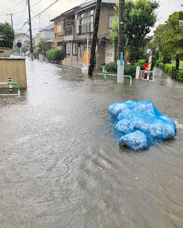 元町・本太付近の洪水の解消